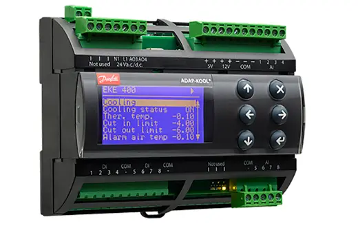 Evaporator controller for industrial and heavy commercial refrigeration