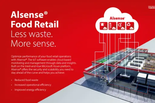 Alsense Food Retail - IoT cloud application for supermarkets